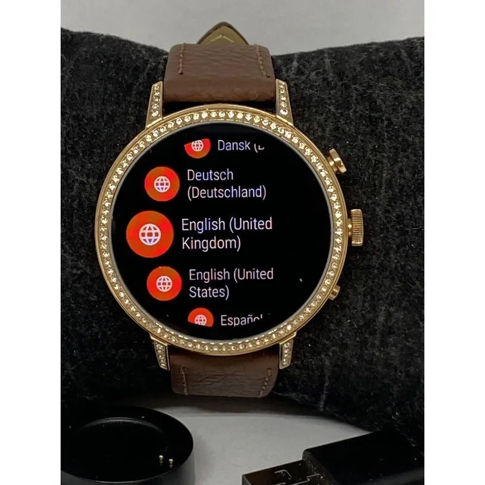 Fossil Gen 4 Authentic Digital Dial Smart Watch Custom Band FTW6015 LT302